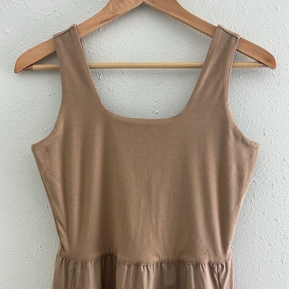 NWOT Everlane The Supima® Jersey Riviera Dress in Tiger’s Eye Size XS - Picture 4 of 13